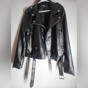 Arula Moto Jacket Black Size A NWT